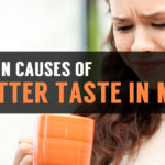 causes and treatment of bitter taste in mouth