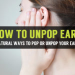 how to unpop ears in natural ways