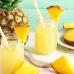 pineapple with honey and lemon juice